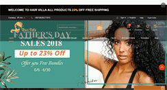 Desktop Screenshot of hairvilla.com